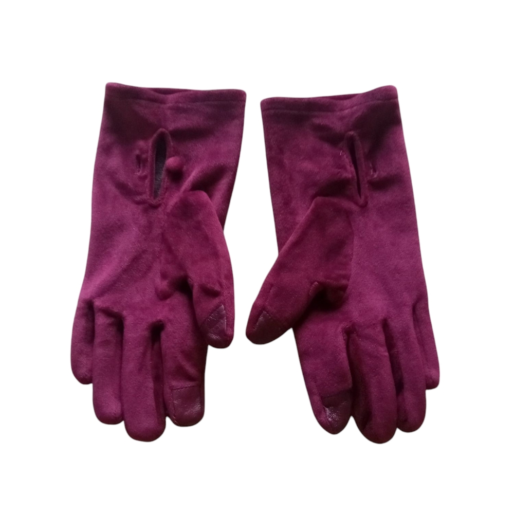Elegant Women's Purple Gloves